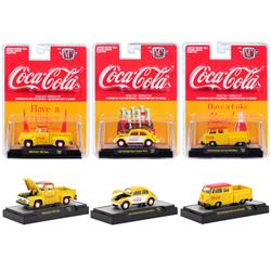 52500-yr02 Release 2 Coca-cola Car Set, Yellow