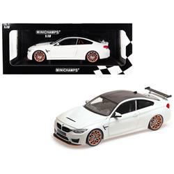 110025221 2016 Bmw M4 Gts With Carbon Top Wheels Limited Edition 1 By 18 Diecast Model Car, Orange & White - 402 Piece