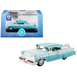 87mt57004 1957 Mercury Turnpike Tahitian & Spring Valley 1 By 87 Ho Scale Diecast Model Car, Green