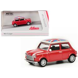 452016700 Mini Cooper Union Jack 1 By 16 4 Diecast Model Car, Red