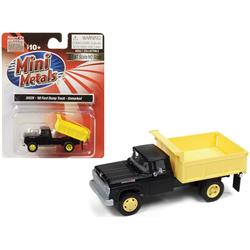 30528 1960 Ford Dump Truck 1 By 87 Ho Scale Model, Black & Yellow