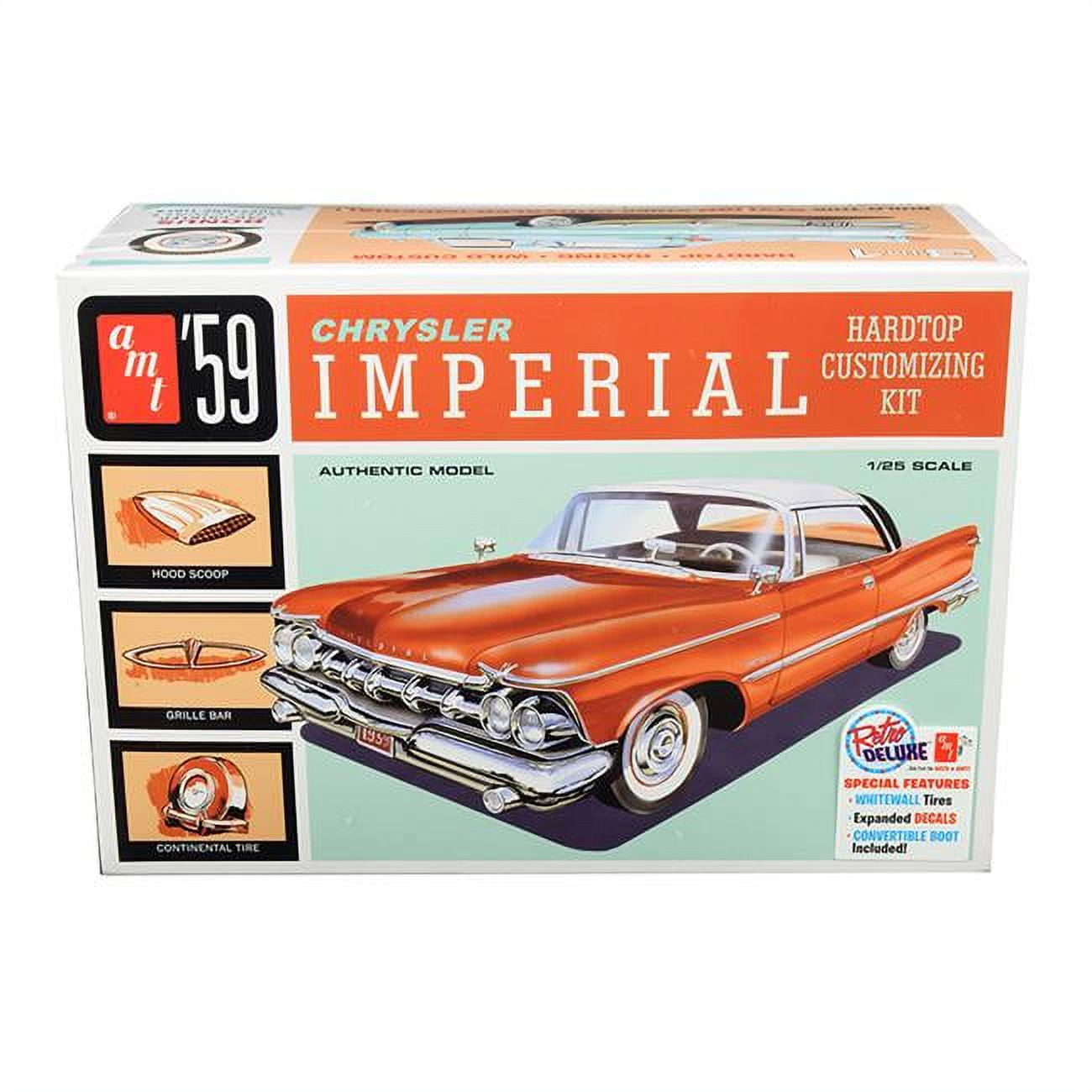 1136 Skill 2 Model Kit 1959 Chrysler Imperial 3 In 1 Kit 1 By 25 Scale Model