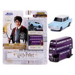 Jada  Harry Potter 2 Piece Set Nano Hollywood Rides Diecast Models
