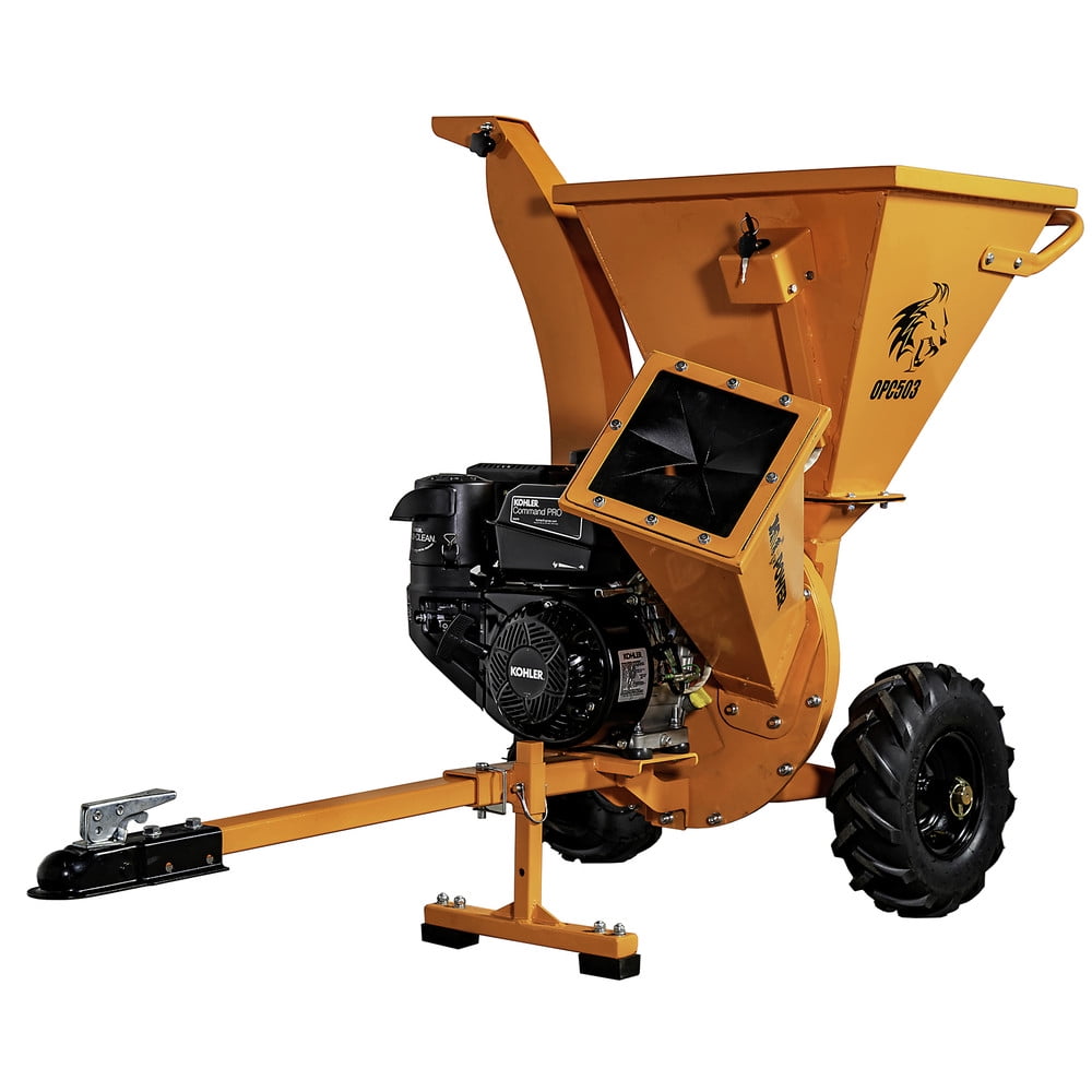 Opc503 3 In. 7hp Cyclonic Chipper Shredder With Kohler Ch270 Command Pro Commercial Gas Engine