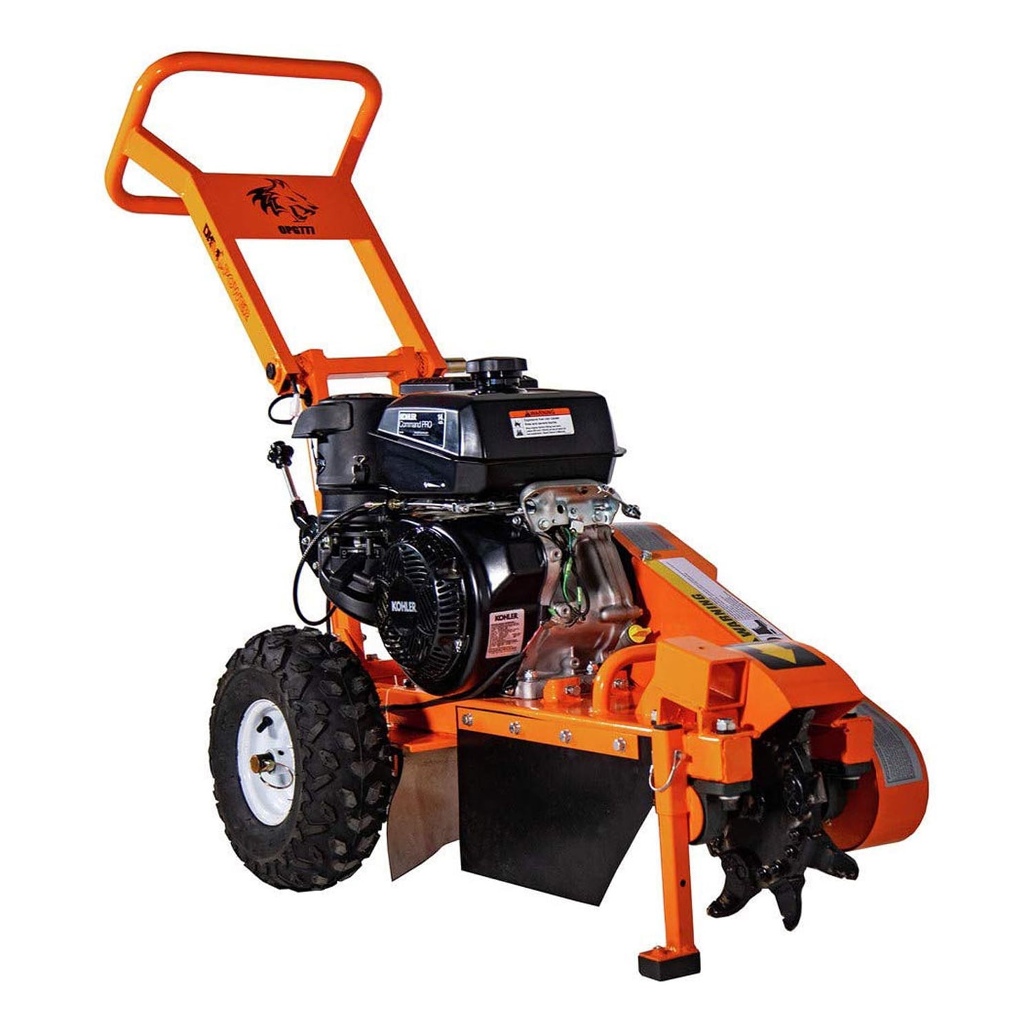 Opg777 12 X 3.5 In. 14hp Stump Grinder With Kohler Ch440 Command Pro Commercial Gas Engine