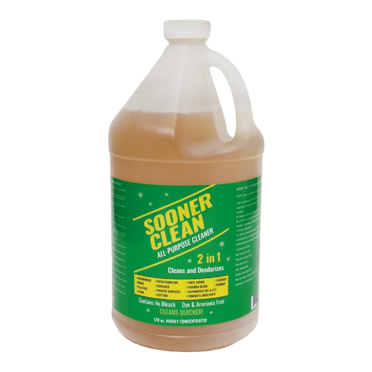 UPC 837839000037 product image for DEV500.02 Gallon Sooner Clean All Purpose Cleaner | upcitemdb.com