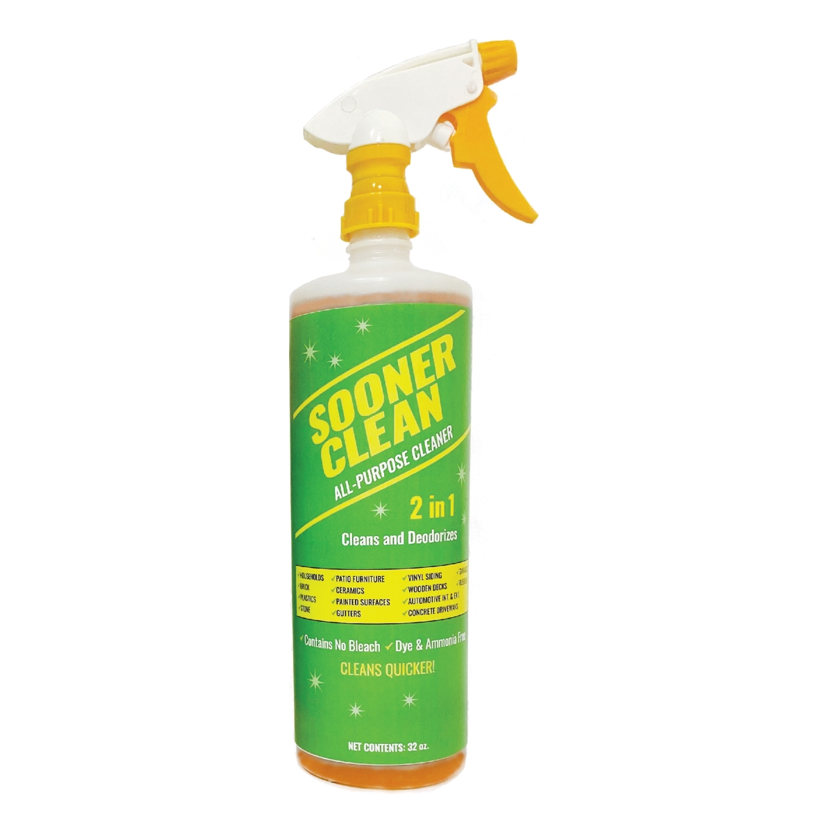 UPC 837839000044 product image for DEV500.01 32 OZ Sooner Clean All Purpose Cleaner | upcitemdb.com