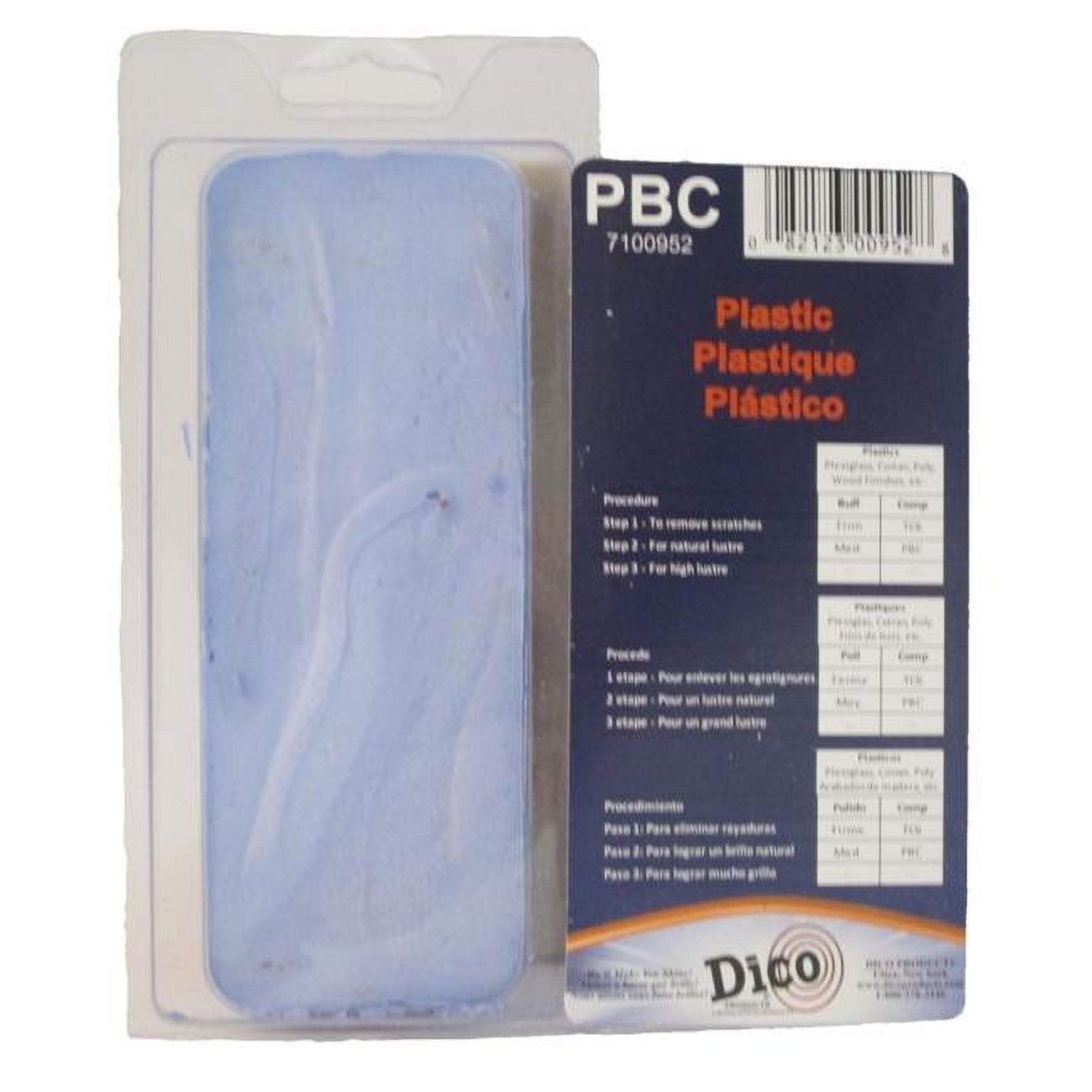 7100952 Plastic Buffing Compound For Use With Buffing Wheels, Blue - Brick