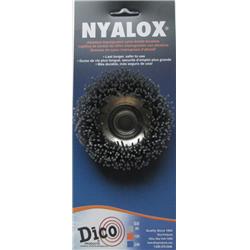 7200004 3 In. Dia. 0.63-11 Angle Grinder Cup Brush, Coarse - Gray