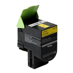 Lexmark 24B6010 Genuine OEM Yellow Toner Cartridge - 3K Yield
