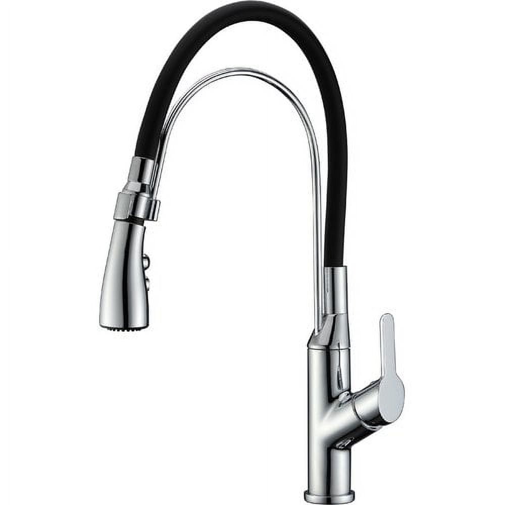 Ab50 3729c Single-lever Pull-out Kitchen Faucet, Chrome