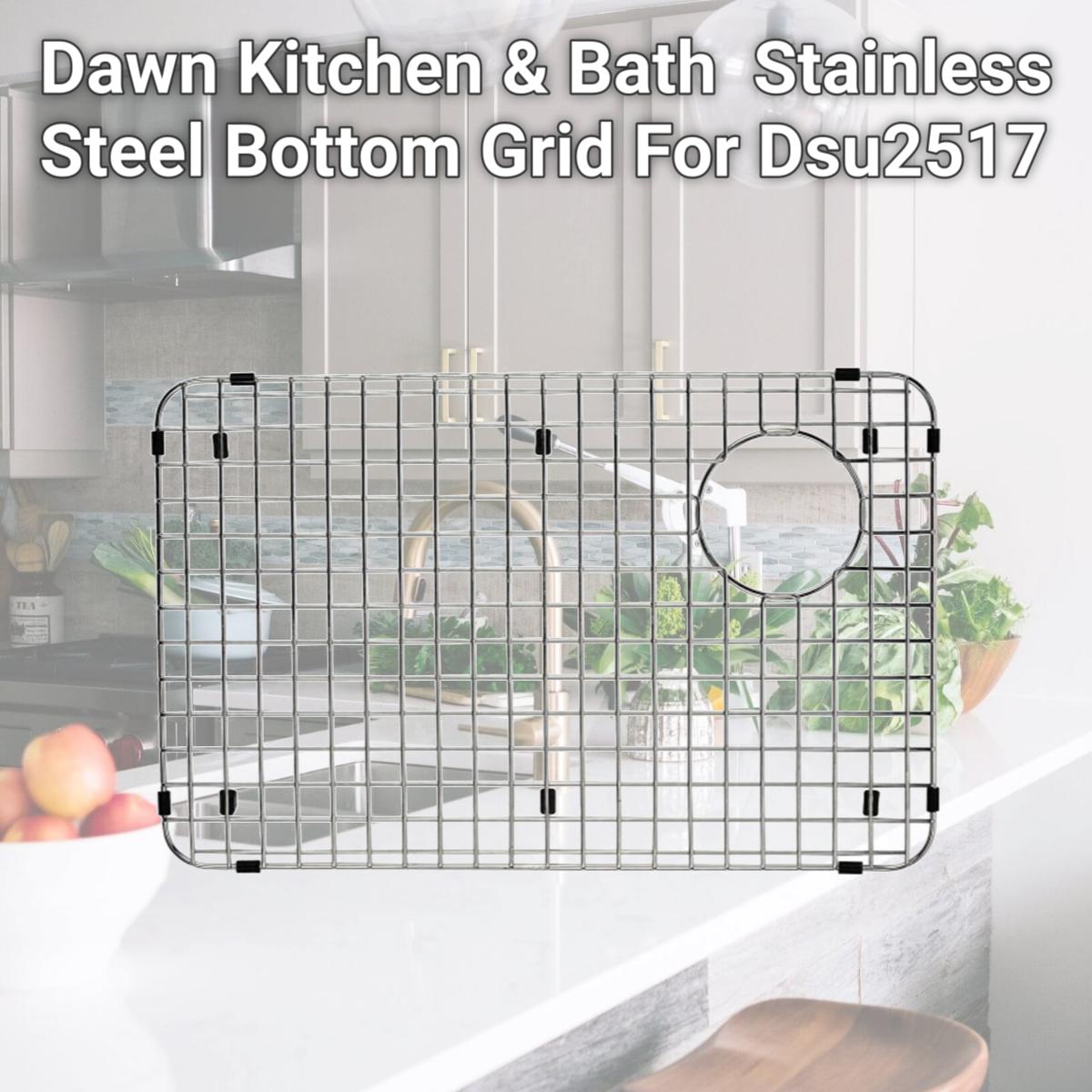 Picture of Dawn Kitchen & Bath G517 Stainless Steel Bottom Grid For Dsu2517