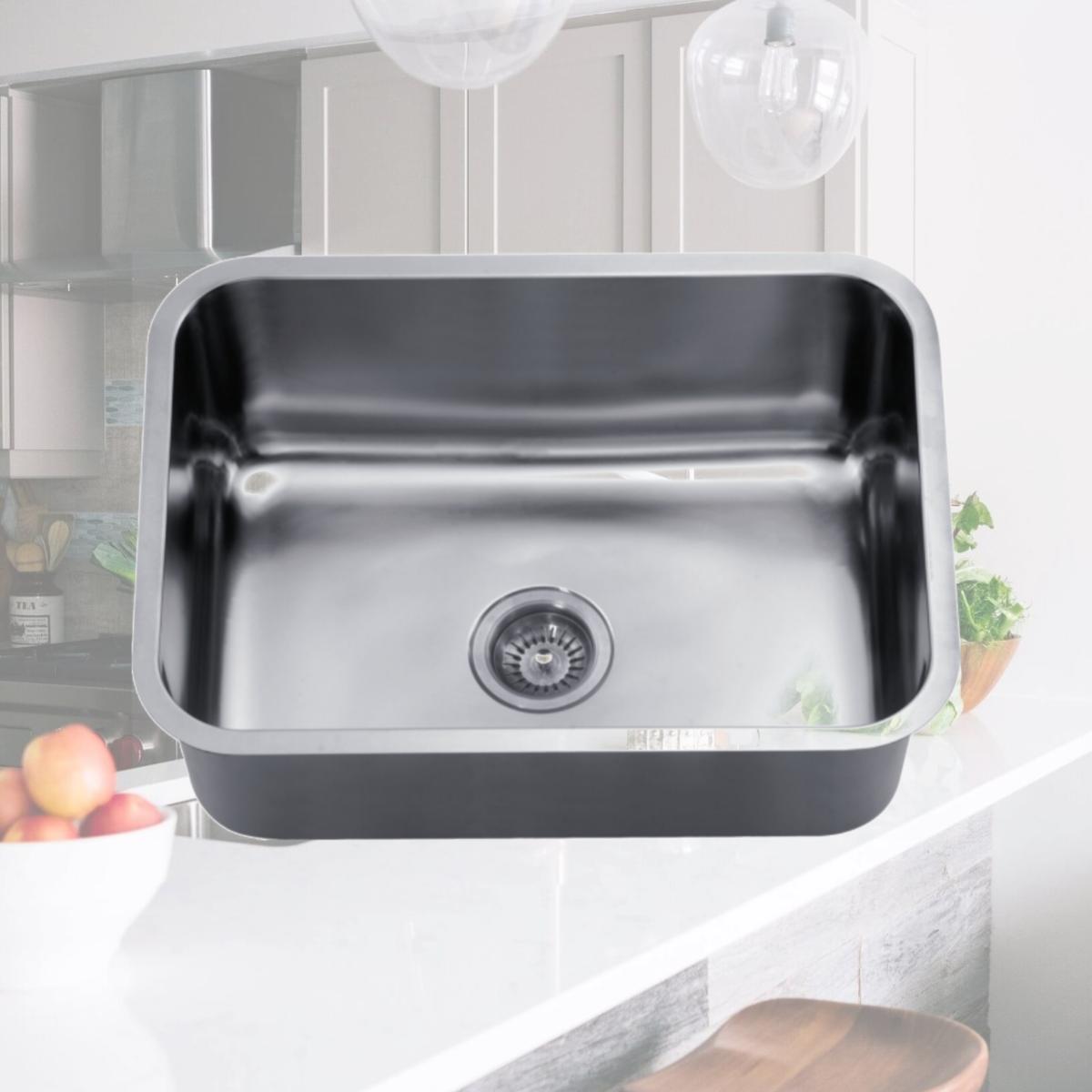 Picture of Dawn Kitchen & Bath ASU2316 25 in. L Undermount Single Bowl - 18 Gauge