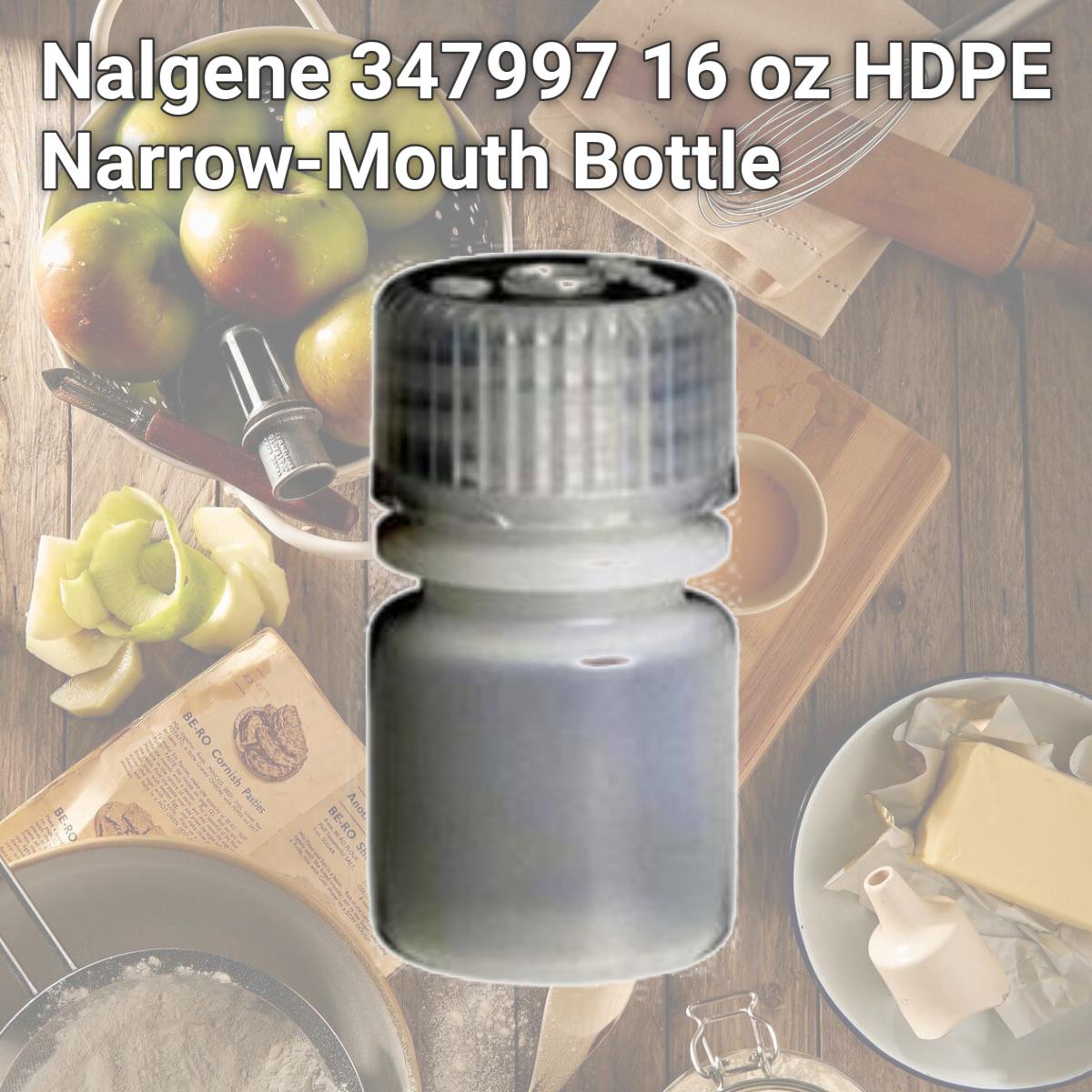 Picture of Nalgene 347997 16 oz HDPE Narrow-Mouth Bottle
