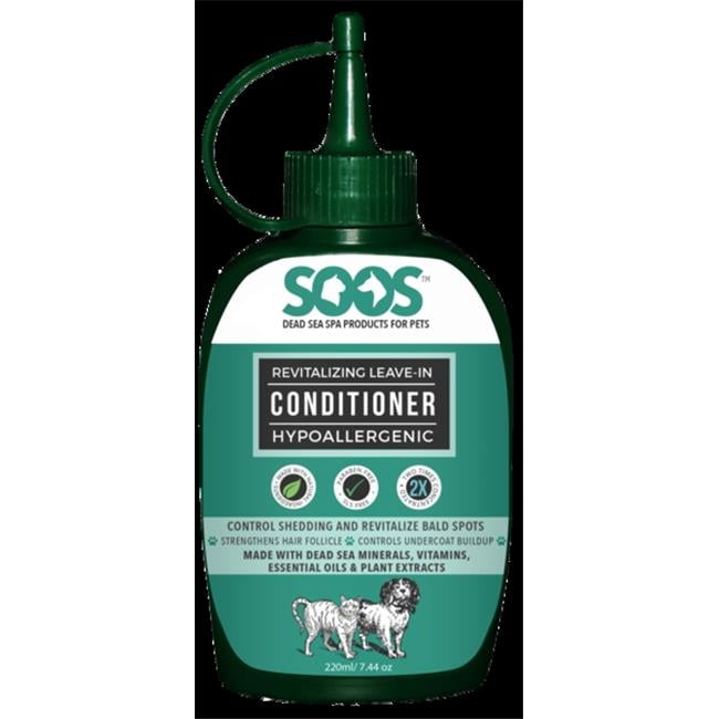 Soos Pets Sp01003 Natural Dead Sea Hypoallergenic Revitalizing Leave-in Pet Conditioner For Dogs & Cats