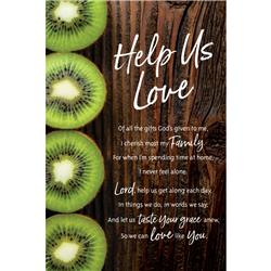 5949 6 X 9 In. Help Us Love Organic Brights Wood Plaque With Easel