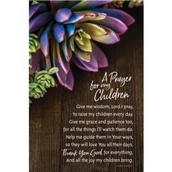 5952 6 X 9 In. A Prayer For My Children Organic Brights Wood Plaque With Easel