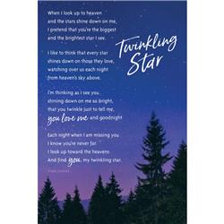 5956 6 X 9 In. Twinkling Star Organic Brights Wood Plaque With Easel