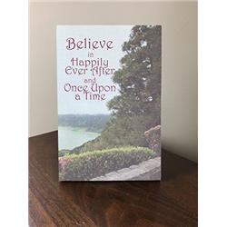 9800 6 X 9 In. Believe In Happily Ever After & Once Upon A Time Wood Plaque With Easel