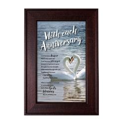 3530 8.5 X 12.5 In. Anniversary Wood Framed Easel With Glass