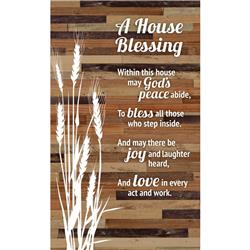 5958 6 X 9 In. House Blessing Wood Plaque Easel