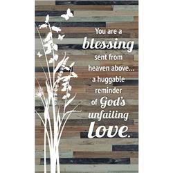 5961 6 X 9 In. You Are A Blessing Sent From Heaven Above Wood Plaque Easel Hanger