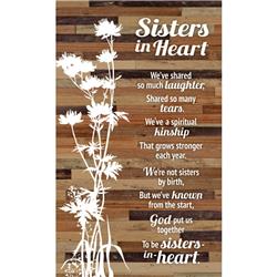 5968 6 X 9 In. Sister In Heart Wood Plaque Easel