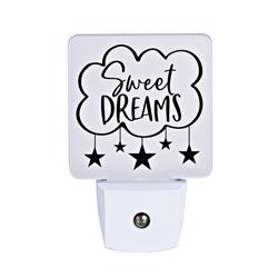 2125 4.5 X 3 In. Night Light, Sweet Dreams Let Your Light Shine
