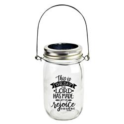 2244 5.25 X 4 In. Solar Jar, This Is The Day Farmhouse