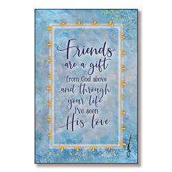 5857 6 X 9 In. Friends Are A Gift Wood Plaque With Easel & Hanger