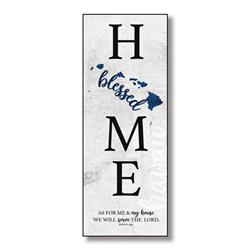 96011 6 X 15.75 In. Hawaii Home-blessed Wood Wall Plaque With Hanger
