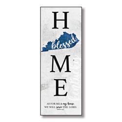 96017 6 X 15.75 In. Kentucky Home-blessed Wood Wall Plaque With Hanger