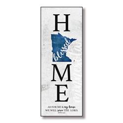 96023 6 X 15.75 In. Minnesota Home-blessed Wood Wall Plaque With Hanger