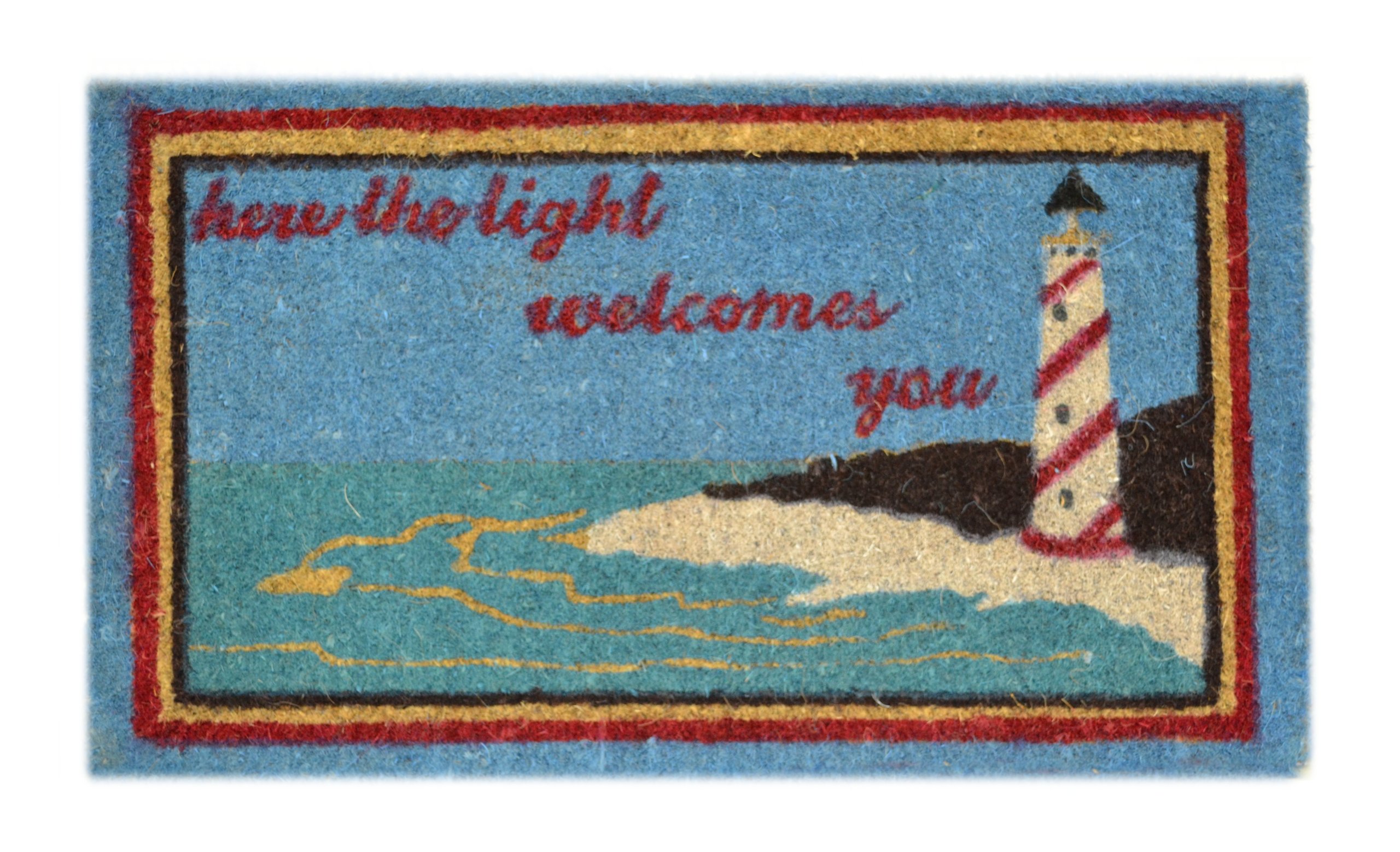 Imports Decor  Light House Door Welcome Mat