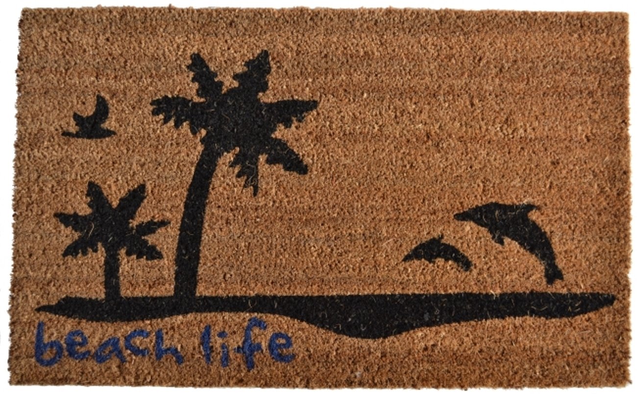 Imports Decor 517pvc Beach Life Doormat