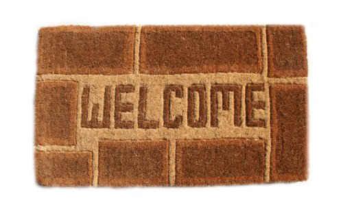 Traditional Coir Doormat Welcome