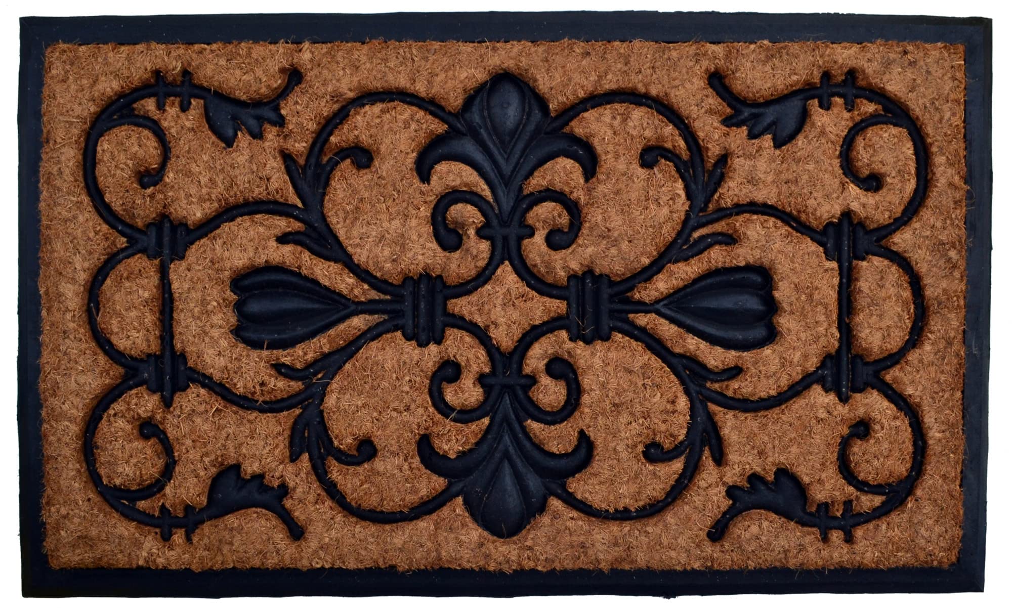 Imports Decor  Rubber Back Coir Doormat  Brigoder