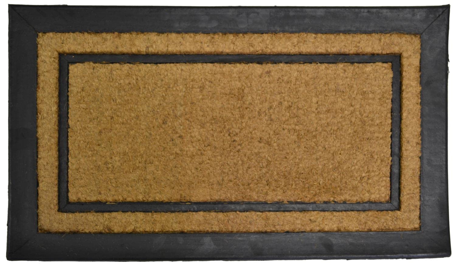 Imports Decor 724RBCM Rubber Back Coir Doormat  York Rectangle