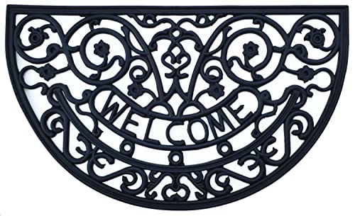 Imports Decor 792RBM Rosemary Half Round Door Welcome Mat