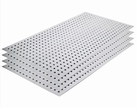 Algbrd17x33galvkit Metal Pegboard Panel Kit Without Flange/10 Hooks/gloves - Pack Of 4