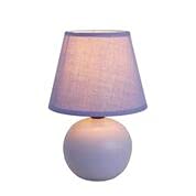Ceramic Globe Table Lamp - Purple