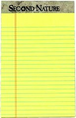 TOPS 74840 Second NatureLegal Pad jr. legal rule canary perforated recycled 50 SH per PD 12 PD per PK TOPS 74840 Second NatureLegal Pad jr. legal rule canary perforated recycled 50 SH per PD 12 PD per PK
