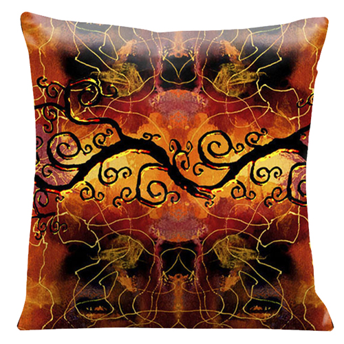 700 Mystical Inspired 18 In. Square Micro-suede Pillow