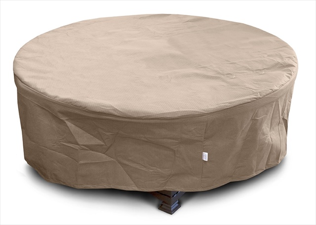 Koverroos 33067 Koverroos Iii Large Firepit Cover, Taupe - 45 Dia X 21 H In.