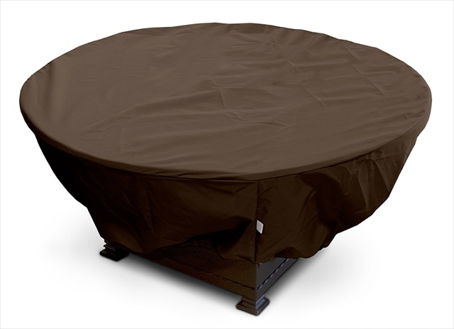 Weathermax Large Firepit Cover, Chocolate - 45 Dia X 21 H In.