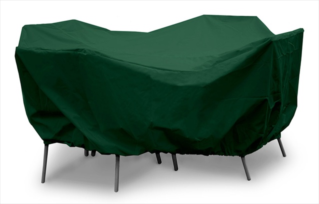 Koverroos 61252 Weathermax 72 In. Round Dining Set Cover, Forest Green - 108 Dia X 28 H In.