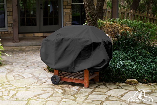 Koverroos 73064 Weathermax X-large Barbecue Cover No. 2, Black - 23 D X 66 W X 40 H In.