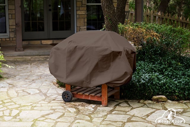 Koverroos 93064 Weathermax X-large Barbecue Cover No. 2, Chocolate - 23 D X 66 W X 40 H In.