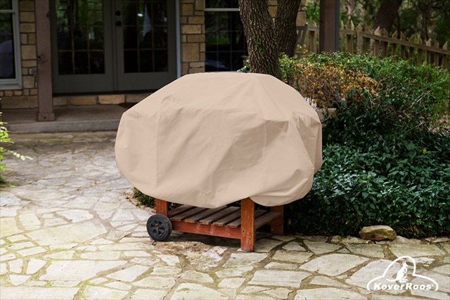 Koverroos 43065 Weathermax Supersize Barbecue Cover No. 2, Toast - 23 D X 76 W X 45 H In.