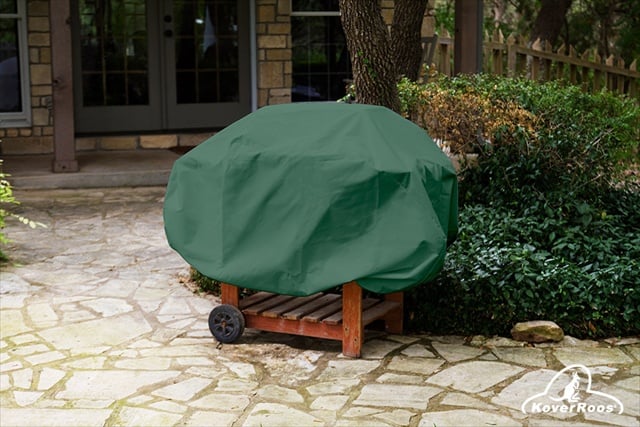Koverroos 63065 Weathermax Supersize Barbecue Cover No. 2, Forest Green - 23 D X 76 W X 45 H In.